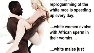 Do your part! Let us together make sure to erase the male white virus once and for all