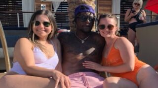 Two Fat Ass Snow Bunnies Are Thirsty for BBC by the Pool